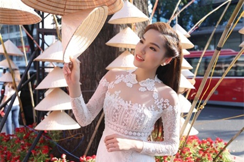 Kỳ Duyên diện áo dài xuyên thấu sau ồn ào web bẩn - 8