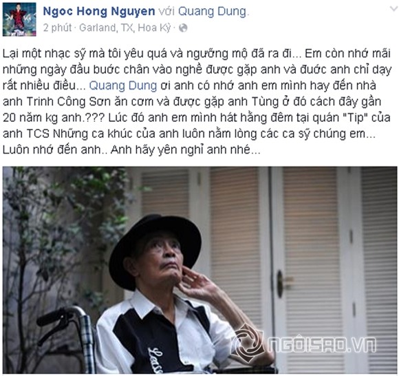 Sao Việt khóc thương nhạc sĩ Thanh Tùng 8