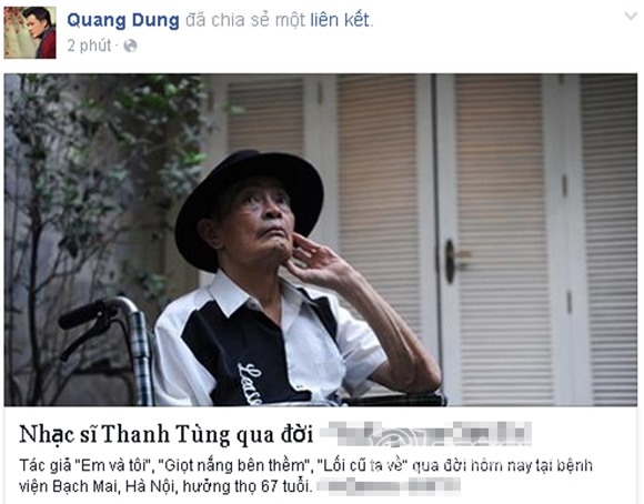 Sao Việt khóc thương nhạc sĩ Thanh Tùng 7