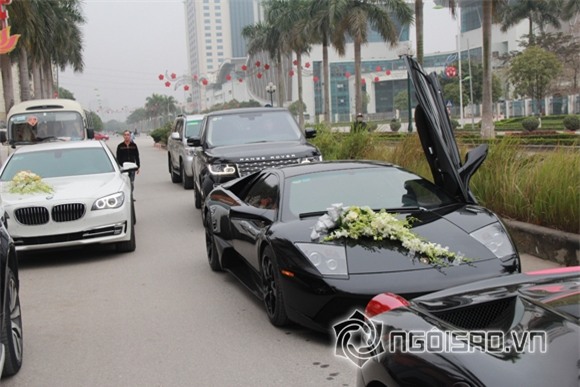 Siêu xe trong lễ rước Á hậu Trà My 8