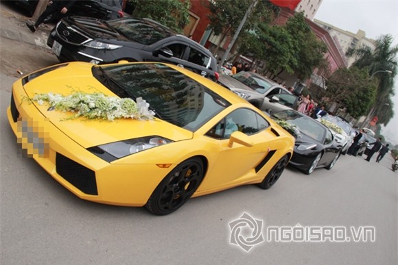 Siêu xe trong lễ rước Á hậu Trà My 1