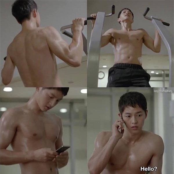 nhung lan khoe body tran hiem hoi cua song joong ki hinh anh 10