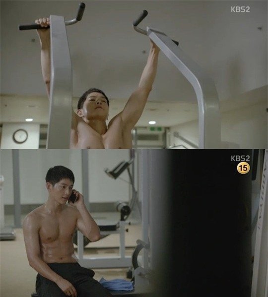 nhung lan khoe body tran hiem hoi cua song joong ki hinh anh 9