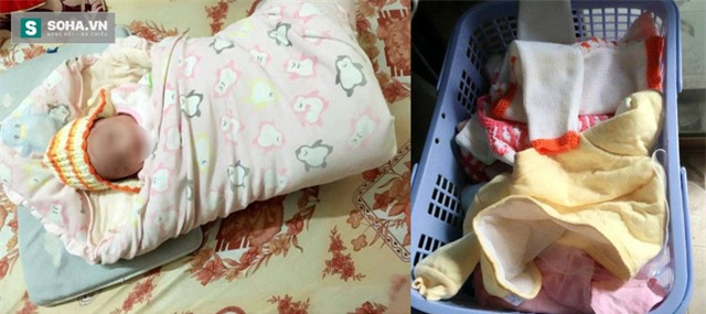 Bé trai bụ bẫm bị bỏ rơi trong chiếc làn nhựa cùng với 1,5 triệu đồng được người dân nhặt được ở thành phố Yên Bái.