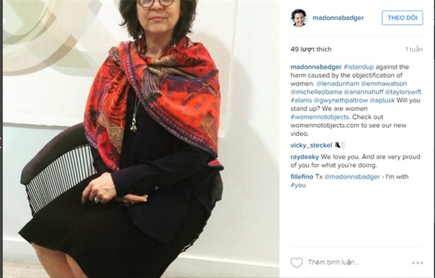 Madonna Badger, Giám đốc sáng tạo của Badger & Winters, là người có nhiều thành tựu trong ngành quảng cáo.