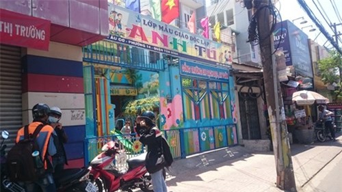 Trường mầm non nơi con chị Hai học