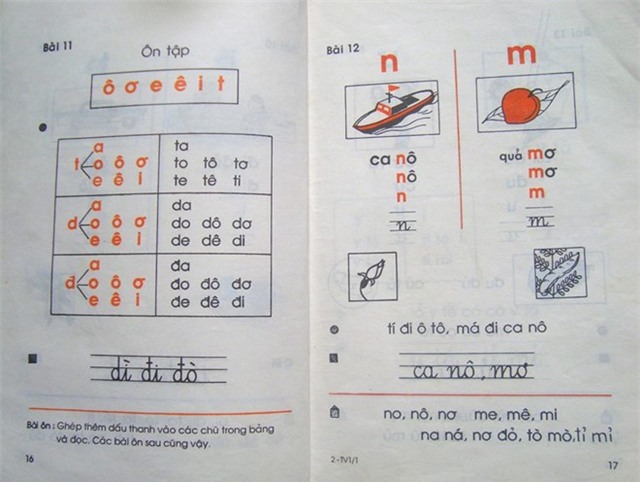 Sách Tiếng Việt 1 - tấm vé tuổi thơ