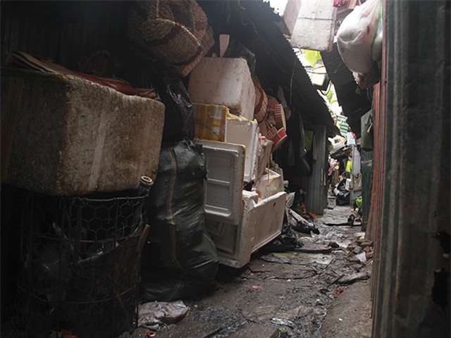 phế thải, phế liệu, bình gas mini, nghề đồng nát, vụ nổ Văn Phú