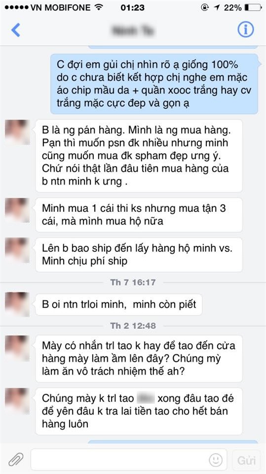Váy mua về khác hình quảng cáo: Khách đòi trả, shop khăng khăng do khách không biết... mix đồ! - Ảnh 3.