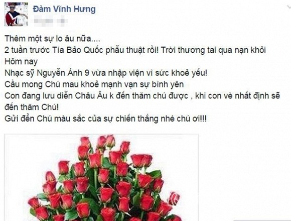 Đàm Vĩnh Hưng và nhạc sĩ Nguyễn Ánh 9 1