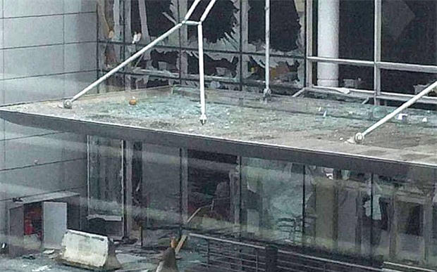  Nhà cửa bị hư hại sau vụ nổ tại sân bay Zaventem 