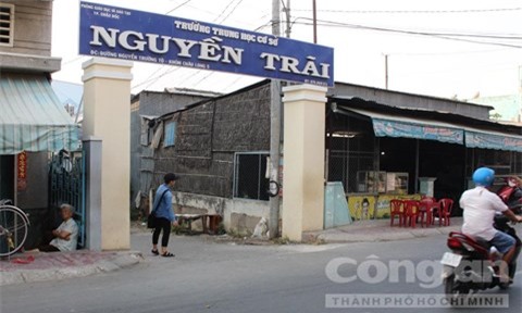 Trường THCS Nguyễn Trãi, An Giang, thầy giáo sàm sỡ học sinh