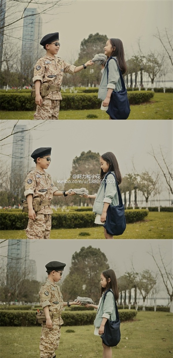 Phát sốt với cặp đôi đáng yêu của Hậu duệ mặt trời phiên bản nhí - Ảnh 17.