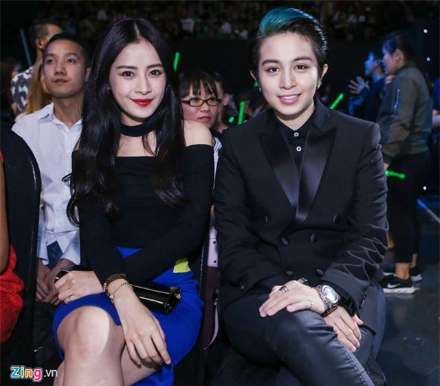 Chi Pu sanh doi Gil Le di xem The Remix hinh anh