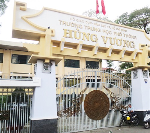 Trường THPT Hùng Vương, quận 5, TPHCM (ảnh internet)