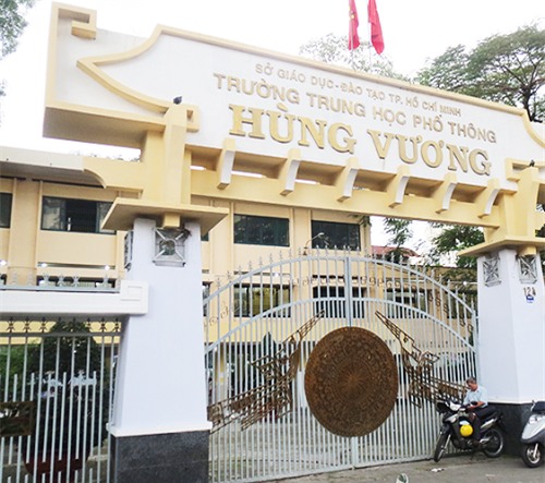 Trường THPT Hùng Vương, quận 5, TPHCM (ảnh internet)