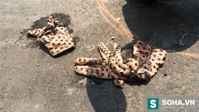 Hiện trường vụ việc.