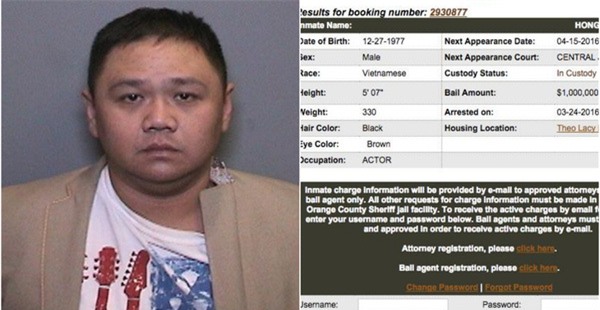 Minh Béo được cập nhật trong danh sách tù nhân của nhà tù Theo Lacy.