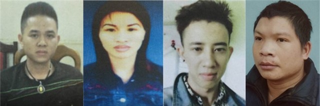 Nhóm bị can trong đường dây ma túy liên tỉnh. Ảnh: Công an cung cấp.