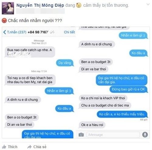 ban gai mac hong quan “vo tu” cong khai bang gia tiep... dai gia hinh anh 2