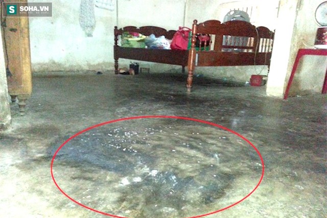 Ngôi nhà nơi xảy ra sự việc Giang đổ xăng đốt chết vợ con mình.