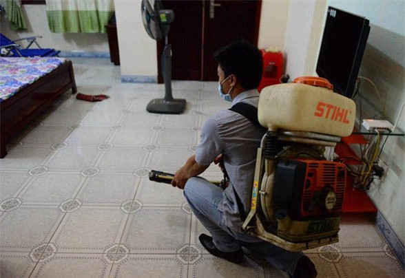 phun thuốc diệt muối, phòng chống virus Zika,