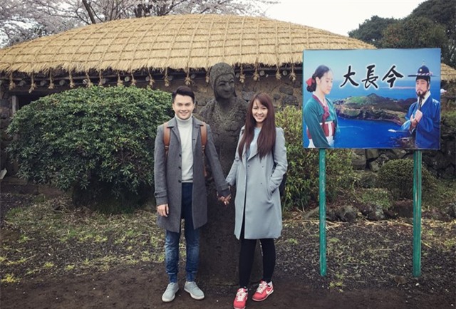 Vo chong Nam Cuong huong tuan trang mat o Han Quoc hinh anh 5