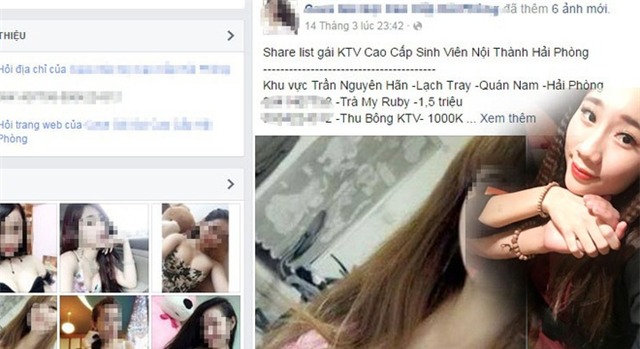 Hải Phòng: Triệt phá đường dây bán dâm "khủng" trên mạng xã hội