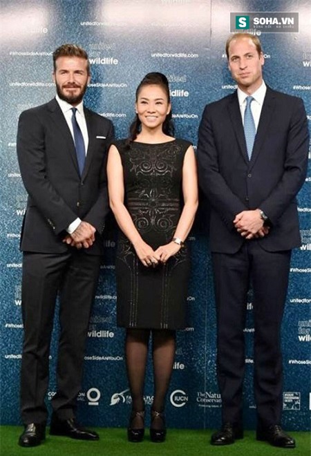 Nhờ chồng, Thu Minh được gặp cả Hoàng tử Anh và cầu thủ David Beckham.