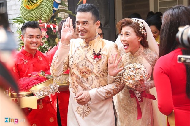 Khoanh khac tinh nghich trong le cuoi Luong The Thanh hinh anh 1