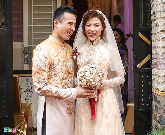 Khoanh khac tinh nghich trong le cuoi Luong The Thanh hinh anh 2