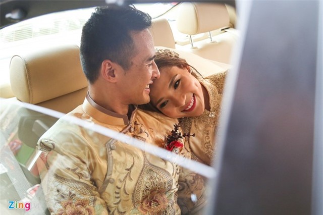 Khoanh khac tinh nghich trong le cuoi Luong The Thanh hinh anh 5