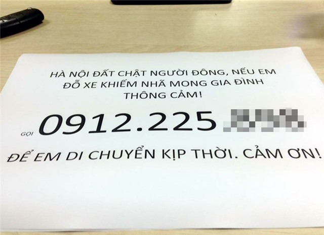 đỗ xe, đỗ nhờ xe, cấm đỗ xe, Hà Nội