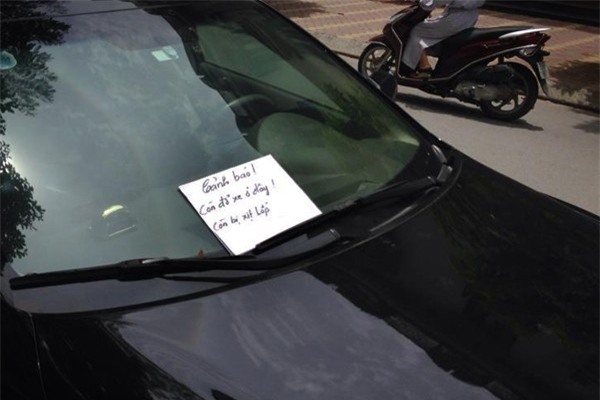 đỗ xe, đỗ nhờ xe, cấm đỗ xe, Hà Nội