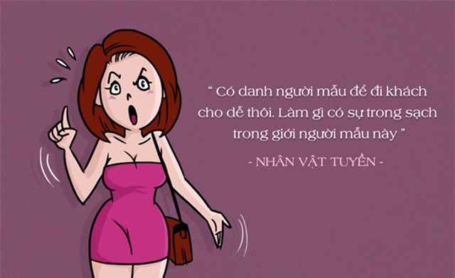 Nhân vật phản diện Tuyền - người chuyên dẫn gái - khẳng định chân lý trong nghiệp người mẫu với Ngọc Trinh.