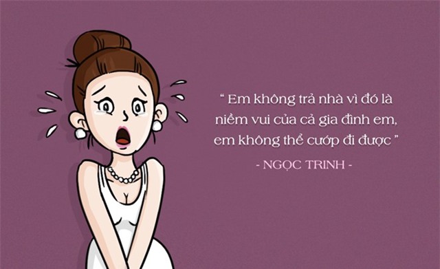 Lời giải thích trả lại xe mà không trả nhà cho bồ đại gia khi chia tay của Ngọc Trinh chắc hẳn khiến nhiều khán giả phải cười ồ.