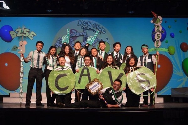 Anh chàng là Chủ tịch CLB Key Club chuyên các hoạt động sinh viên tại trường THPT ở Mỹ.