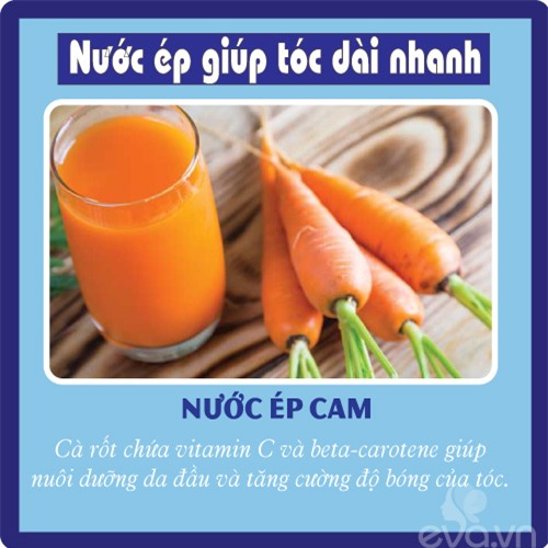 8 loai nuoc ep ngon bo re lai giup toc dai nhanh ong muot - 1