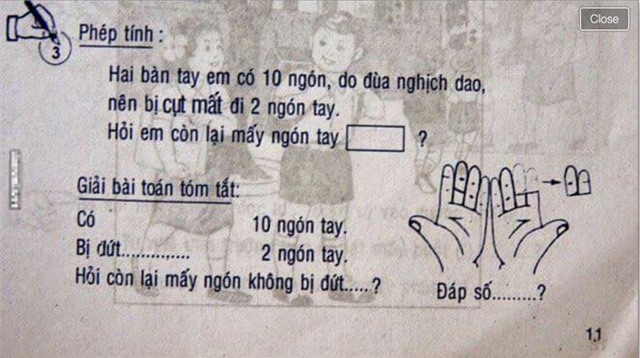 
Ví dụ minh hoạ này phải chăng có vấn đề?
