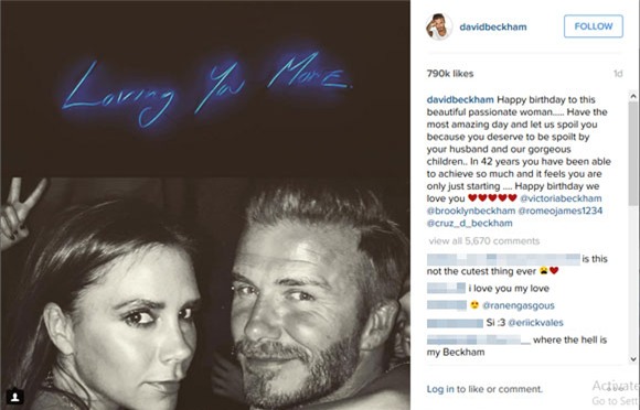 Victoria Beckham hạnh phúc đón sinh nhật mà không có con trai cả 3