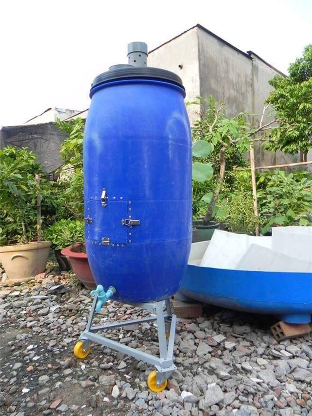 Vườn rau sân thượng của ông bố trẻ cho vợ ngắm, con xơi-22