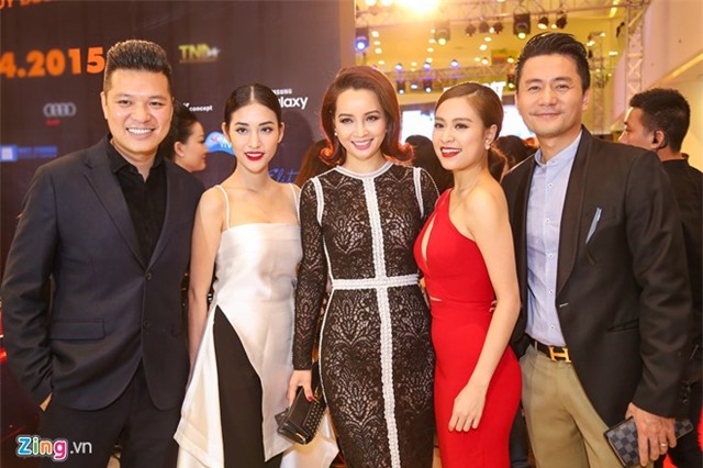 Hoang Thuy Linh dep doi ben Vinh Thuy du ra mat 'Truy sat' hinh anh 13