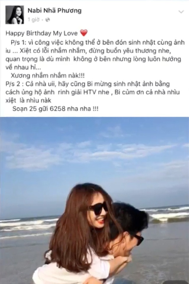 Nhã Phương bất ngờ xoá dòng trạng thái lần đầu nói yêu Trường Giang - Ảnh 1.
