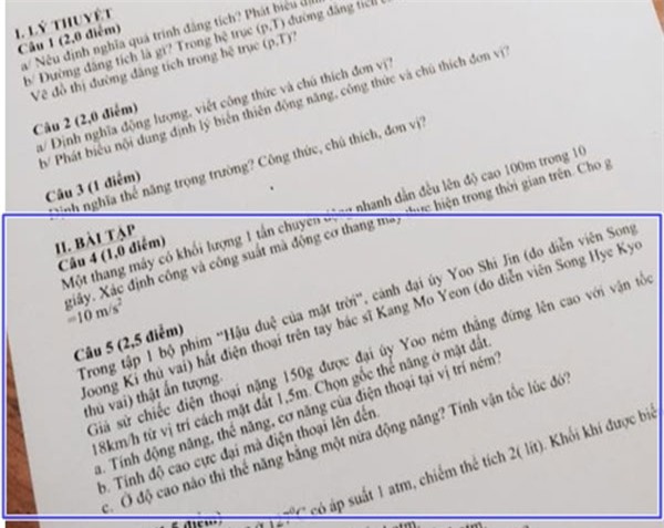 Bội thực” đề thi lạ-4