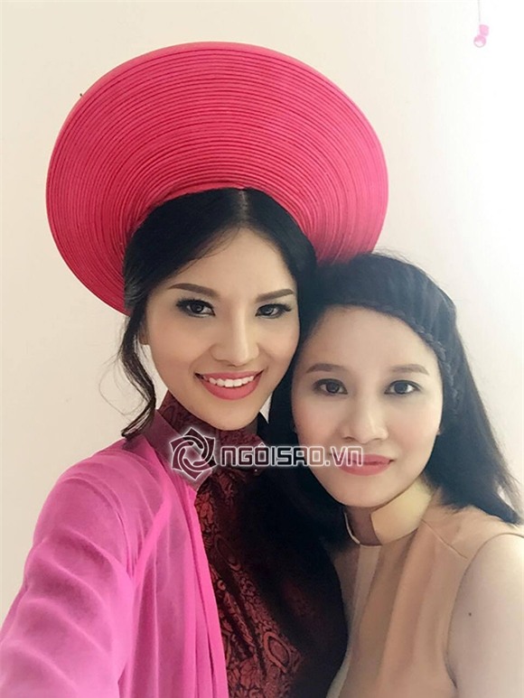 Lê Thị Phương diện áo dài nền nã trong lễ hỏi cưới 4