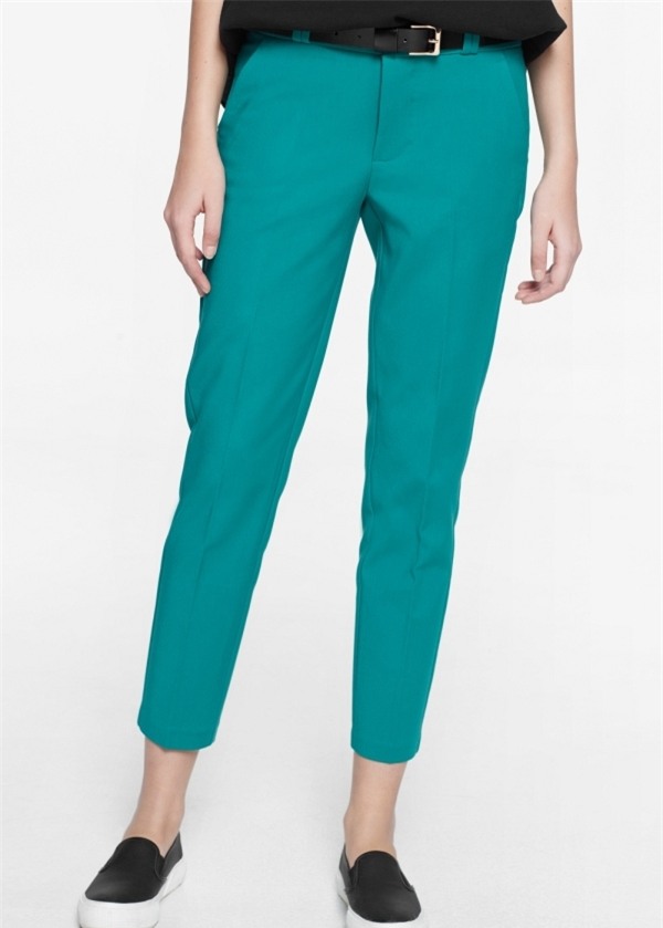 Stretch cotton trousers | MANGO