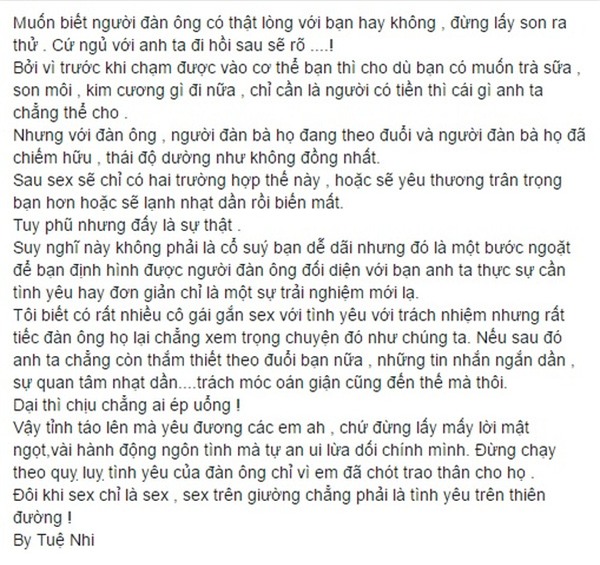 thử lòng đàn ông