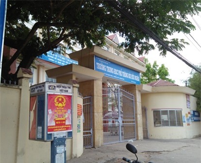 Trường THPT Bùi Hữu Nghĩa - nơi xảy ra vụ việc.