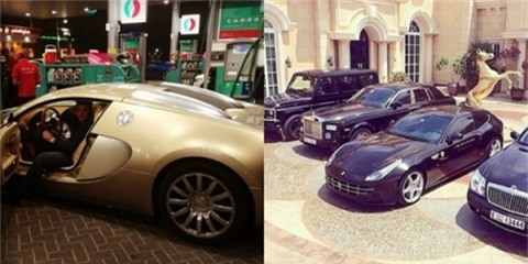 Trên Instagram, hội con nhà giàu Dubai giới thiệu: Chúng tôi đại điện chonhững người tuyệt vời nhất ở Dubai. Xe hơi, thời trang, tài sản,phong cách sống, giấc mơ Dubai!.