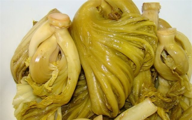 Dưa cải muối được phát hiện chứa chất cấm Auramine O).